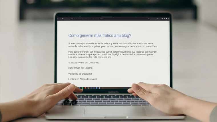 Cómo Generar Más Tráfico a tu Blog